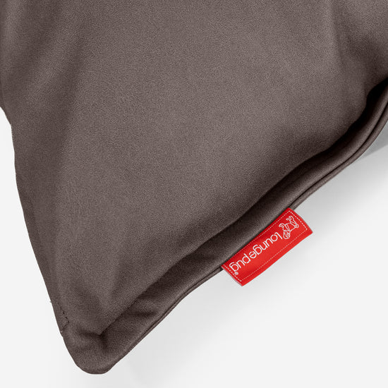 Poszewka na poduszkę ozdobna 47 x 47cm - Skóra wegańska Czekolada 03