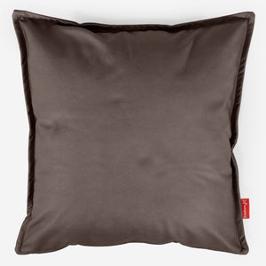 Poszewka na poduszkę ozdobna XL 70 x 70cm - Skóra wegańska Czekolada