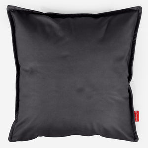 Poszewka na poduszkę ozdobna XL 70 x 70cm - Skóra wegańska Czerń