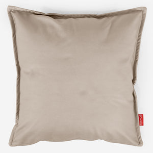 Poszewka na poduszkę ozdobna XL 70 x 70cm - Skóra wegańska Kość słoniowa