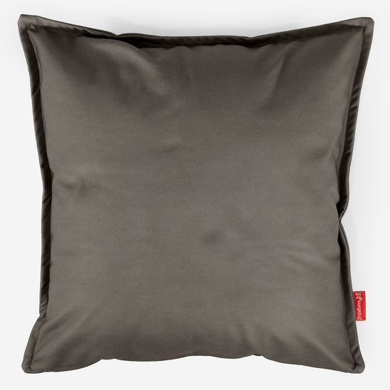 Poszewka na poduszkę ozdobna XL 70 x 70cm - Skóra wegańska Szarość 01