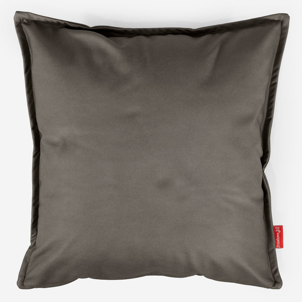 Poszewka na poduszkę ozdobna XL 70 x 70cm - Skóra wegańska Szarość 01