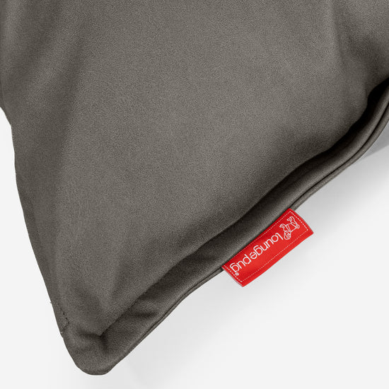 Poszewka na poduszkę ozdobna XL 70 x 70cm - Skóra wegańska Szarość 03