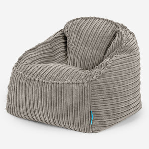 Pufa Sloucher dla dzieci 2-6 lat - Klasyczny sztruks Mysi