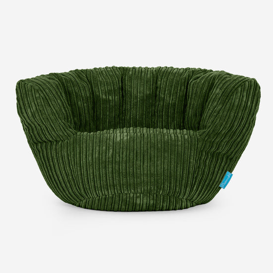 Pufa worki sako dla dzieci Charles Vintish 2-6 lat - Klasyczny sztruks Leśna zieleń 01