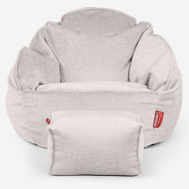 Siedzisko pufa sako Bubble - Szenila Śmietanka 02