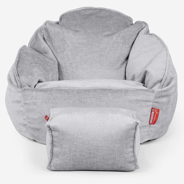 Siedzisko pufa sako Bubble - Szenila Szarość 02
