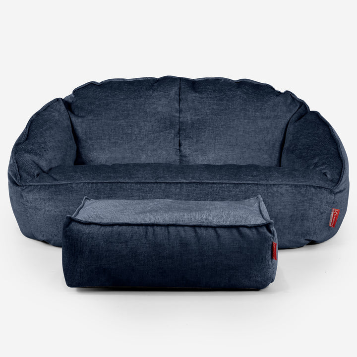Sofa pufa Bubble - Szenila Granat 02