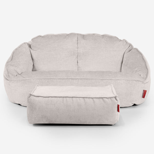 Sofa pufa Bubble - Szenila Śmietanka 01