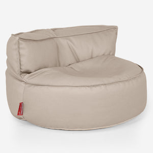 Sofa pufa Chloe - Skóra wegańska Kość słoniowa