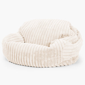 Sofa pufa Sabine - Sztruks ultra plusz Śmietanka