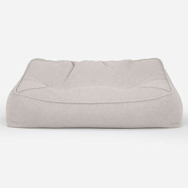 Sofa pufa Sloucher - Boucle Kość słoniowa_01