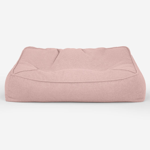 Sofa pufa Sloucher - Boucle Róż_01