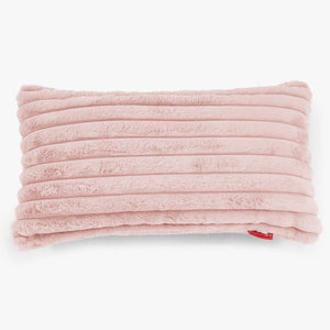 Poszewka na poduszkę XL prostokątna 40 x 70cm - Sztruks ultra plusz Łosoś