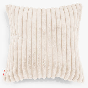 Poszewka na poduszkę ozdobna XL 70 x 70cm - Sztruks ultra plusz Śmietanka