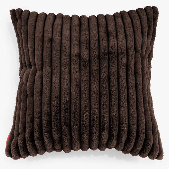 Poszewka na poduszkę ozdobna XL 70 x 70cm - Sztruks ultra plusz Sobolowy 01