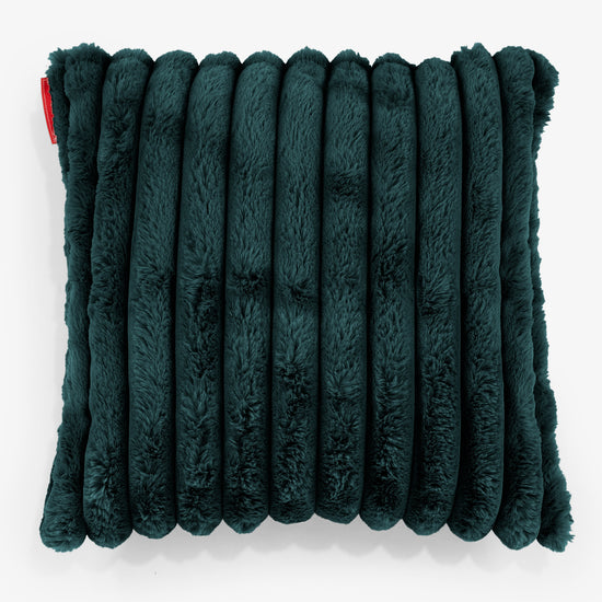 Poszewka na poduszkę ozdobna 47 x 47cm - Sztruks ultra plusz Turkus 01