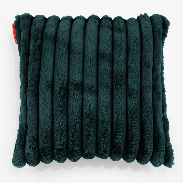 Poszewka na poduszkę ozdobna 47 x 47cm - Sztruks ultra plusz Turkus 01