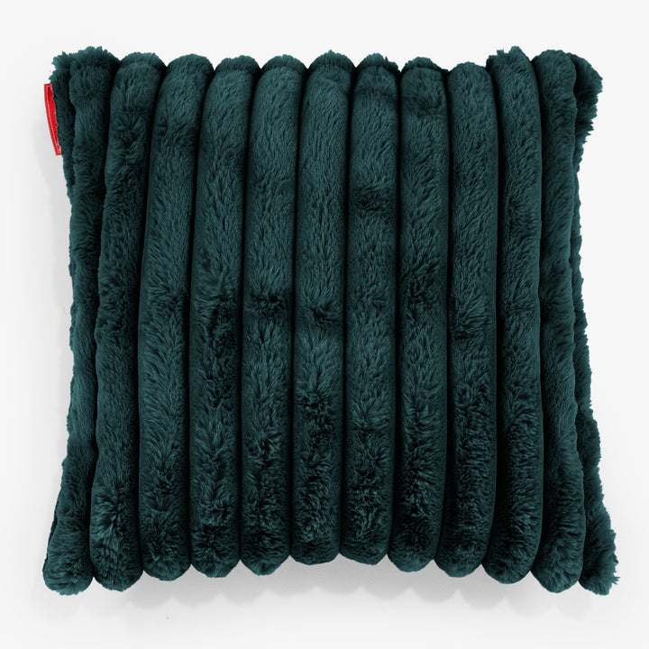 Poszewka na poduszkę ozdobna 47 x 47cm - Sztruks ultra plusz Turkus 01