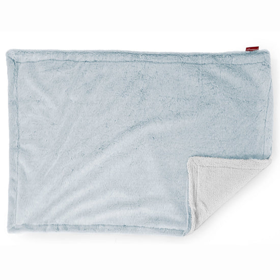 Narzuta / koc Sherpa - Sztuczne futerko z królika Popielaty 03