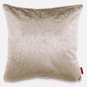 Poszewka na poduszkę ozdobna XL 70 x 70cm - Sztuczne futerko z królika Złoty brąz