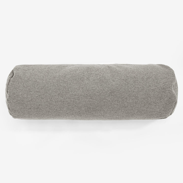 Poduszka ozdobna wałek 20 x 55cm - Wełna Interalli Srebro 02