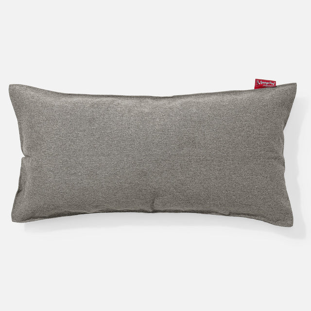 Poduszka XL prostokątna 40 x 80cm - Wełna Interalli Srebro 01