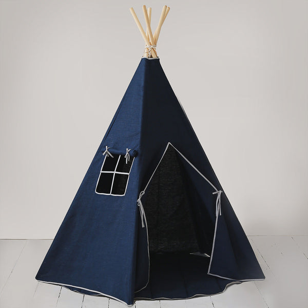 Płócienny namiot tipi dla dzieci do domu - Granat Fabric Close-up Image
