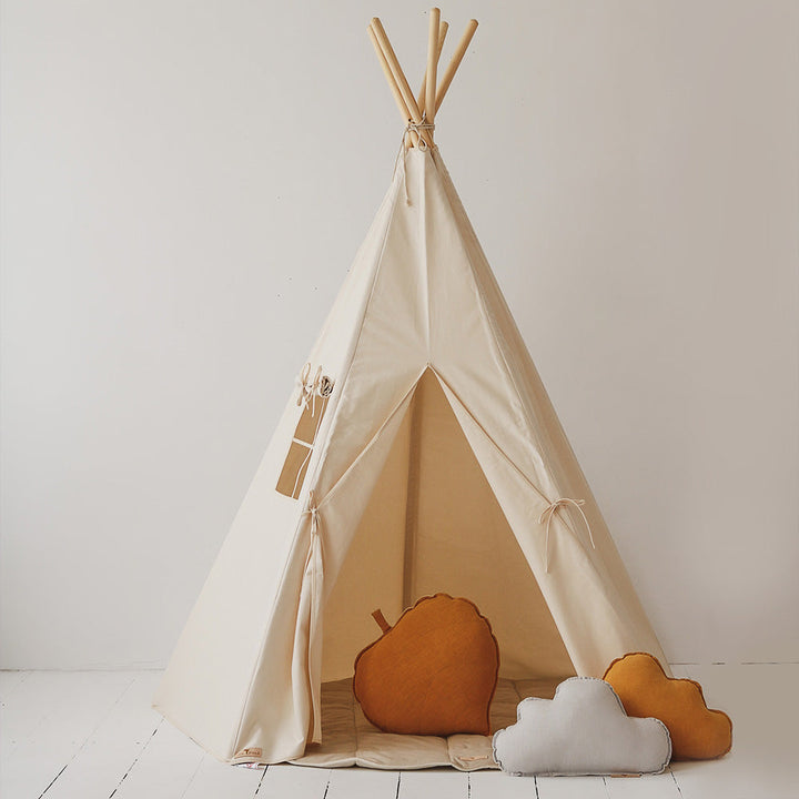 Namiot tipi dla dzieci do domu - Śmietanka 04