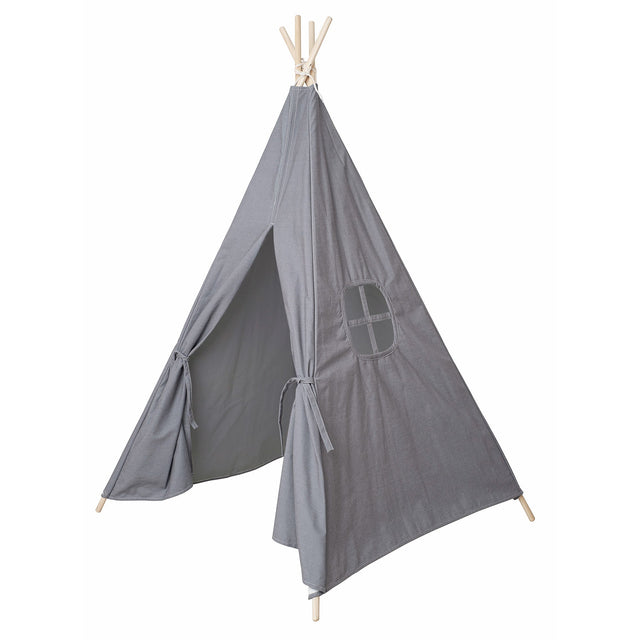 Namiot tipi dla dzieci do domu - Szarość 01