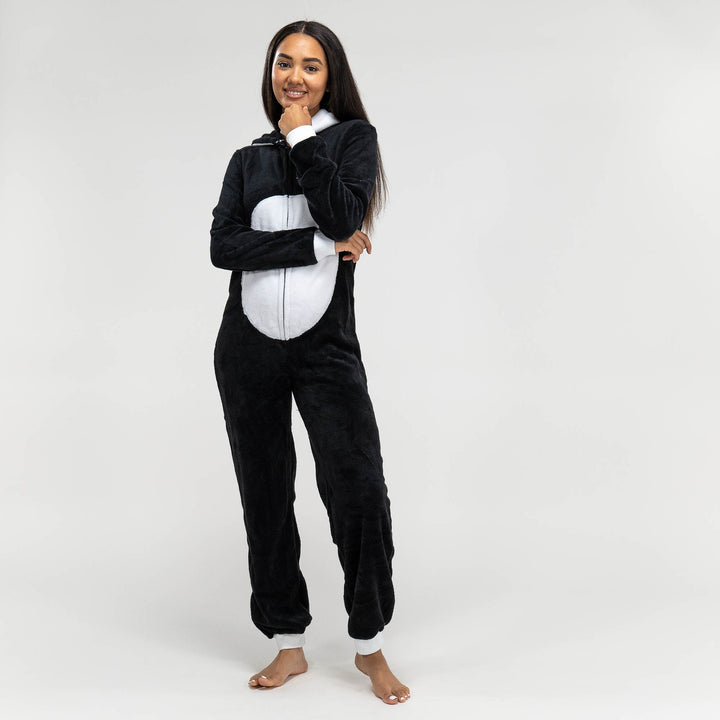 Polarowy kombinezon damska - Miś panda 03
