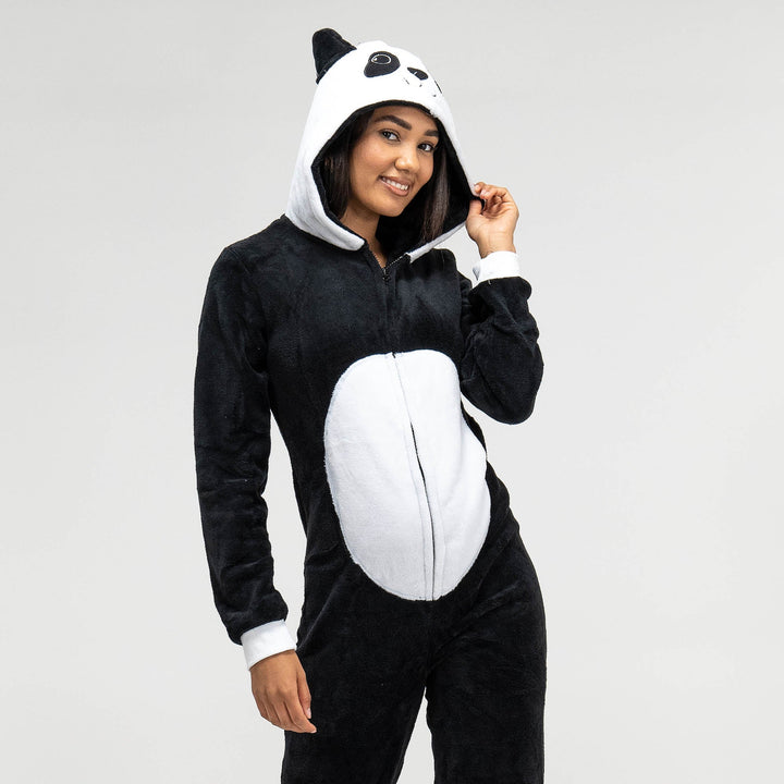 Polarowy kombinezon damska - Miś panda 04