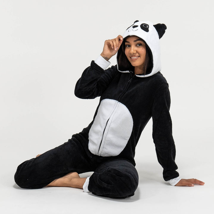 Polarowy kombinezon damska - Miś panda 05
