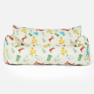 Sofa pufa Josephine dla dzieci 1-5 lat - Ulica Sezamkowa