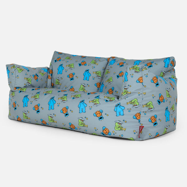 Sofa pufa - Ciasteczkowy Potwór i Oskar 01