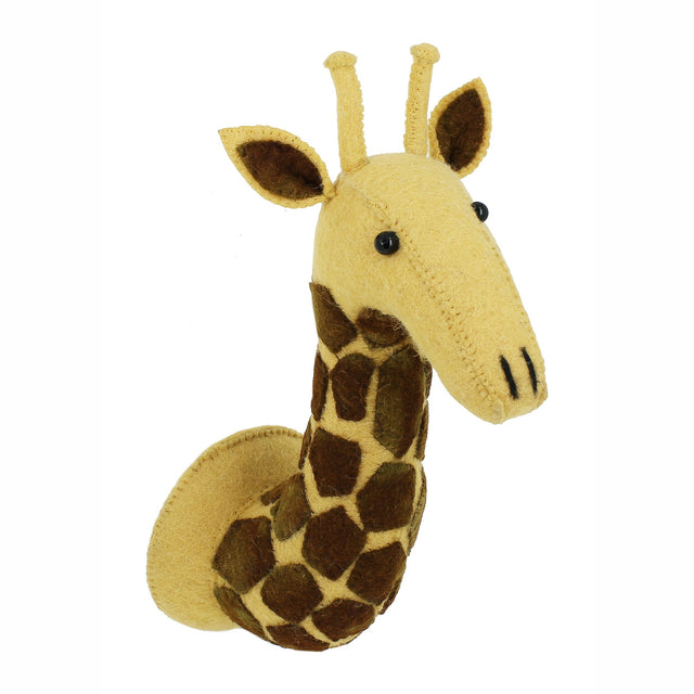 Mini głowa zwierzęcia na ścianę - Żyrafa 01